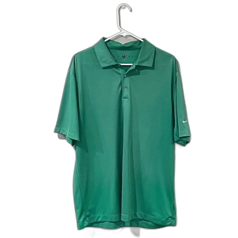 Nike Golf Shirt Polo Green Men's L